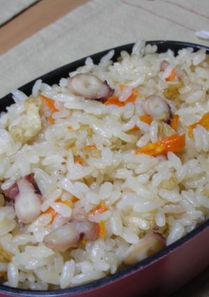 匂いがいい！大絶賛のタコ飯-レシピのメイン写真