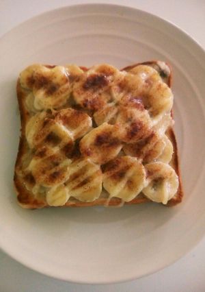 驚く美味しさ！バナナマヨシナモントースト-レシピのメイン写真