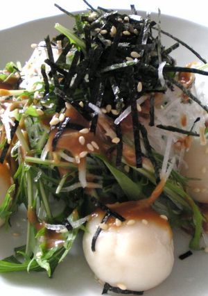 豆腐白玉のゴマ味噌サラダ-レシピのメイン写真