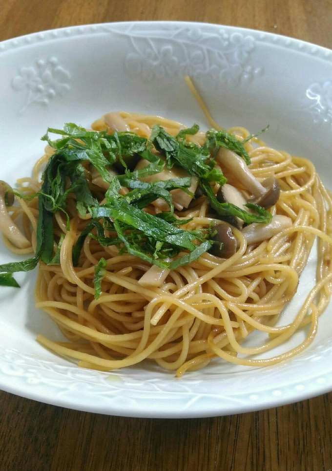 煮込みパスタ！きのこの和風スパゲティ-レシピのメイン写真