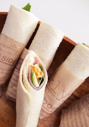 食べやすーい！くるくるロールサンドイッチ-レシピのメイン写真