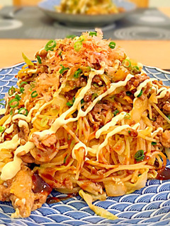 お好み焼きパスタ-レシピのメイン写真