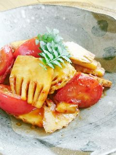 トマトと筍のメンマ-レシピのメイン写真
