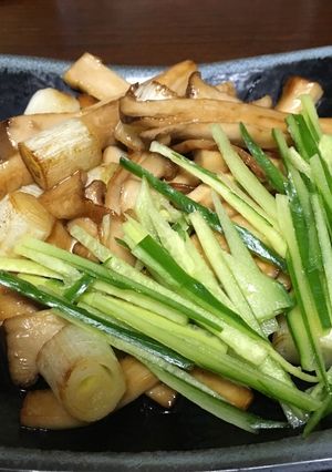 エリンギと葱の甘酢醤油-レシピのメイン写真