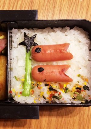 こどもの日 〜鯉のぼり簡単キャラ弁★〜-レシピのメイン写真