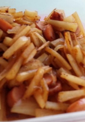 ウインナーとじゃが玉の醤油炒め-レシピのメイン写真