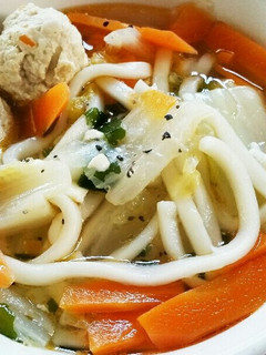 残った鍋で、鶏塩うどん!!-レシピのメイン写真