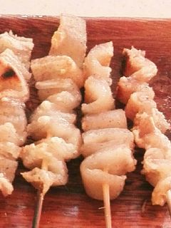 もっちもちコラーゲン!豚皮の串焼き-レシピのメイン写真
