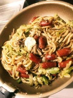 バター風味がコク旨❤おだしの焼きうどん-レシピのメイン写真