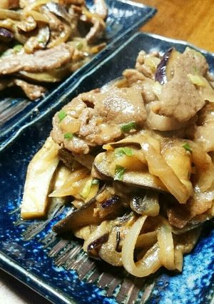 お箸が進む♡牛肉となすの芝麻醤炒め♪-レシピのメイン写真