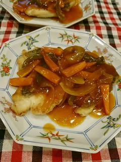 白身魚の甘酢あんかけ-レシピのメイン写真