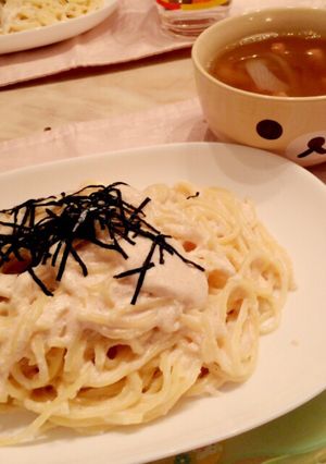 たらこのチーズクリームパスタ♡-レシピのメイン写真