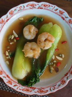 青梗菜と海老のオイスターソースあんかけ-レシピのメイン写真