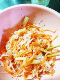 大根人参の酢の物-レシピのメイン写真