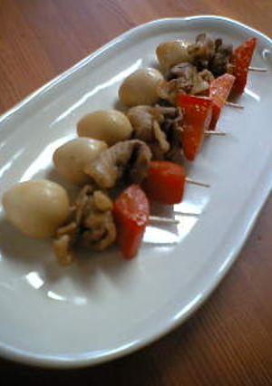 うずら卵と豚肉の楊枝串-レシピのメイン写真