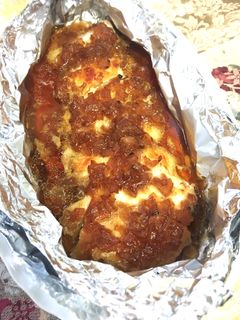 鶏もも肉のオニオンソースホイル焼き♪-レシピのメイン写真