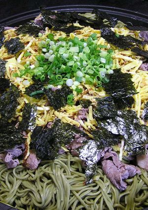 川棚名物!　瓦そば★ホットプレートで。-レシピのメイン写真