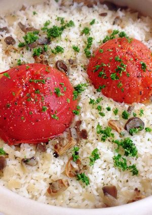 あっさりトマトの炊き込みごはん-レシピのメイン写真