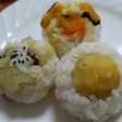 一度に!芋・栗・南瓜*ご飯☆ちぎりむすび