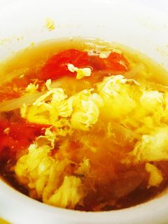 トマトと卵のスープ-レシピのメイン写真