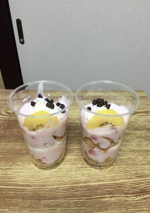ハウスフルーチェMIXでミニパフェ-レシピのメイン写真
