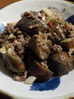 ナスとひき肉のピリ辛炒め-レシピのメイン写真