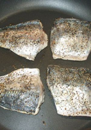 魚・あじのレモンマリネ粗びき胡椒焼き-レシピのメイン写真