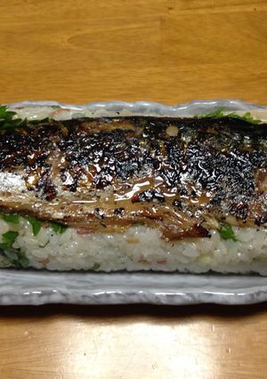 焼き鯖寿司-レシピのメイン写真