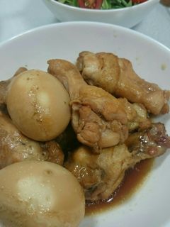 手羽元と卵のこっくり煮-レシピのメイン写真