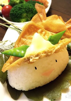 子供の日に♪兜おにぎり-レシピのメイン写真