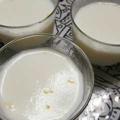 รูปของ 簡単ふるっふる♪ミルクプリンみかん入り