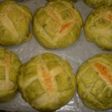 玉露緑茶入りメロンパン