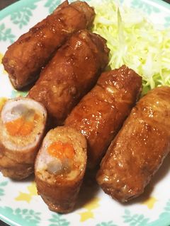 簡単晩ごはん 野菜の肉巻き甘辛ダレ-レシピのメイン写真
