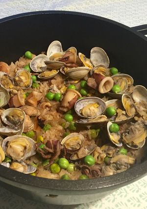 初夏のパエリア-レシピのメイン写真