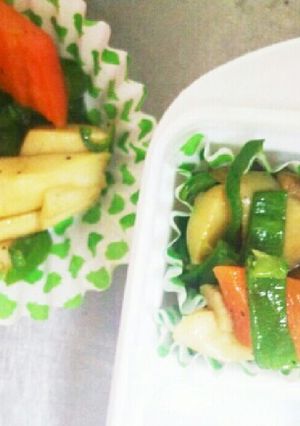 エリンギ消費バター炒め(お弁当に☆)-レシピのメイン写真