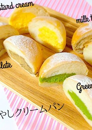 冷やしクリームパン♡八天堂再現-レシピのメイン写真