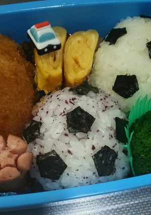 サッカーボールのキャラ弁当☆-レシピのメイン写真