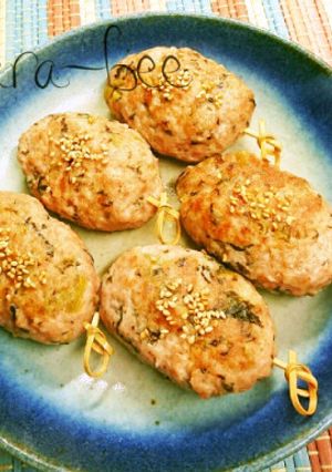 旨いっ♡やわらか高菜マヨチーズ塩つくね-レシピのメイン写真