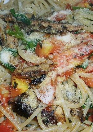 焼サンマをアレンジしてパスタに-レシピのメイン写真