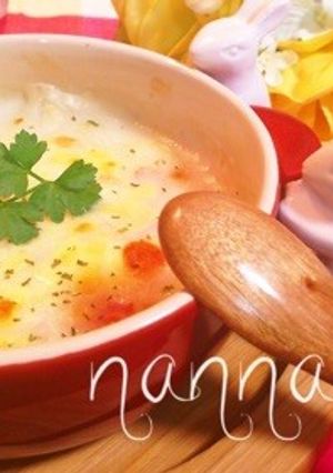 カップスープで即席☆餅スープグラタン♡-レシピのメイン写真