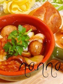意外においしい♡ちくわのアヒージョ♪-レシピのメイン写真
