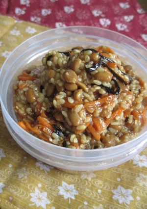 ご飯に麺にお餅に！いろいろ使える麹納豆-レシピのメイン写真