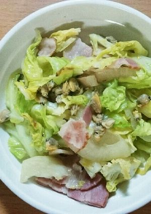 アサリと春キャベツの炒め物-レシピのメイン写真