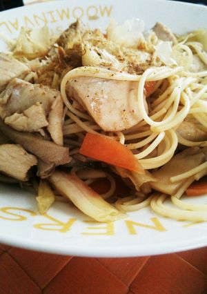 【茹でないパスタ4】焼きそば風-レシピのメイン写真