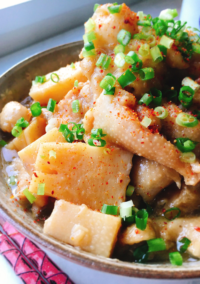 煮るだけ！たけのこと鶏皮の味噌煮-レシピのメイン写真