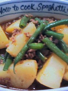 麻婆茄子の素で肉味噌、そして肉じゃが-レシピのメイン写真
