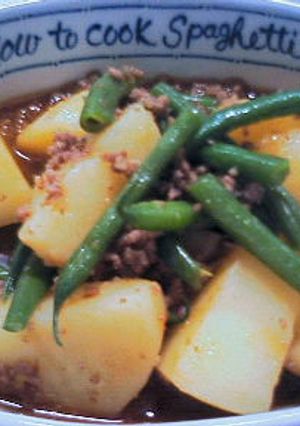 麻婆茄子の素で肉味噌、そして肉じゃが-レシピのメイン写真