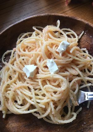 クリームチーズたらこパスタ-レシピのメイン写真