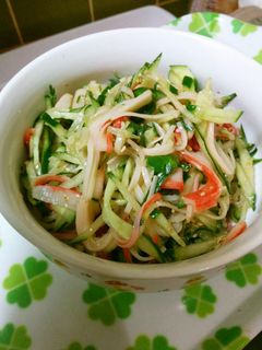 さっぱり中華☆カニきゅうり-レシピのメイン写真