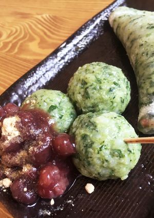 ごはんで簡単♡よもぎ団子-レシピのメイン写真